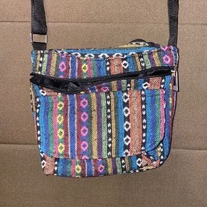 Crossbody multi colored purse